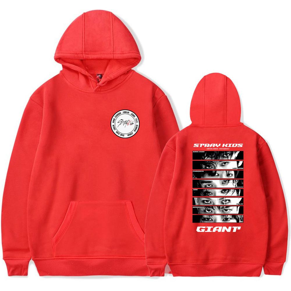 New Fashion for Fans of Stray Kpop Printed Sweatshirt Outdoor Sport Cosplay Pullovers Hoodie Cosplay Costume