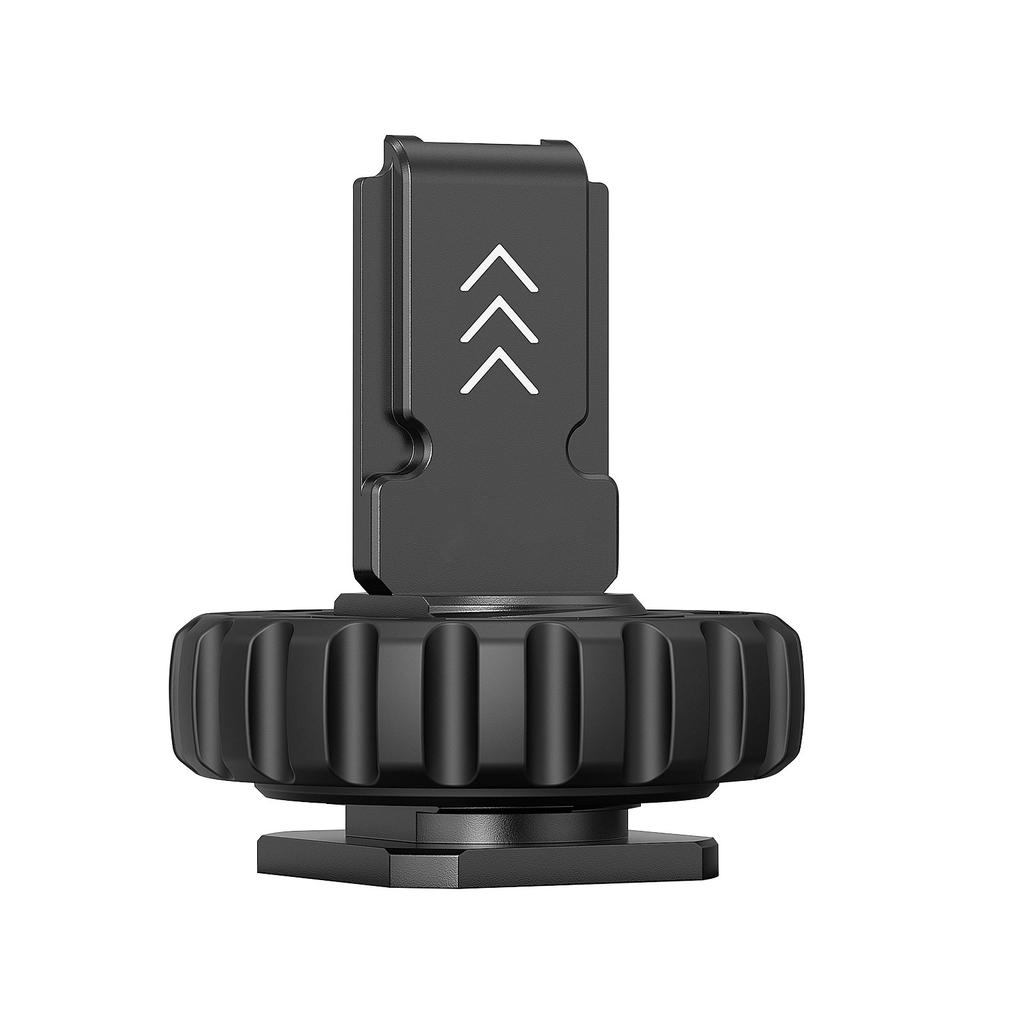 MC 02 Aluminum Alloy Cold Shoe Mount for DJI Mic 2 Compatibility Fits Camera Hot Shoe Mounted