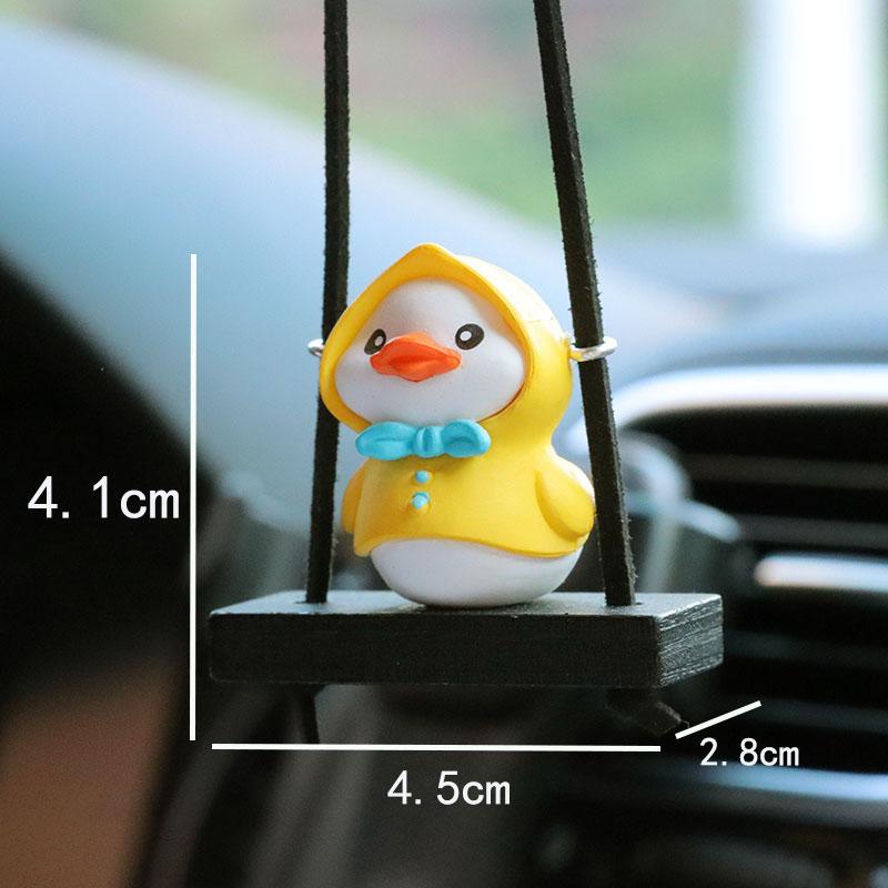 1 Unidad Colgante de Coche de Animales de Dibujos Animados Adornos Colgantes para Espejo Retrovisor de Coche para Mujer Niñas Accesorios Interiores de Coche Regalos de la Suerte