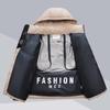 Autumn Winter Thicken Warm Parka Women Casual Sweety Solid Color Big Pocket Loose Short Hooded Coat Jackets Outwear