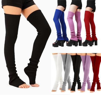Hot Sale Anime Gothic Lolita Tights Knee Socks Cosplay Costumes Accessories Knitted Winter Women Yoga Long Leg Warmer High New