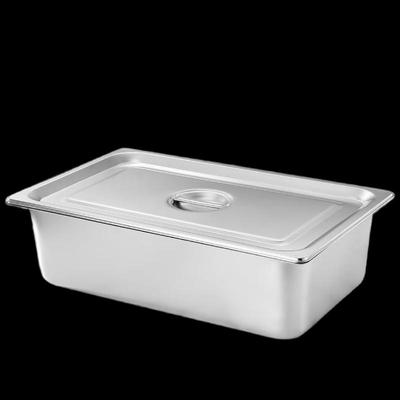 Wuhe 304 Rektangulär Gastronorm Matbehållare i Rostfritt Stål