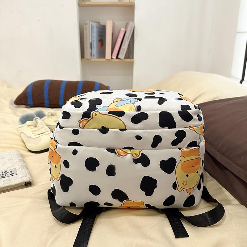 Cartoon Student Schoolbag Large Capacity Lightweight Women's Backpack with Coin Purse