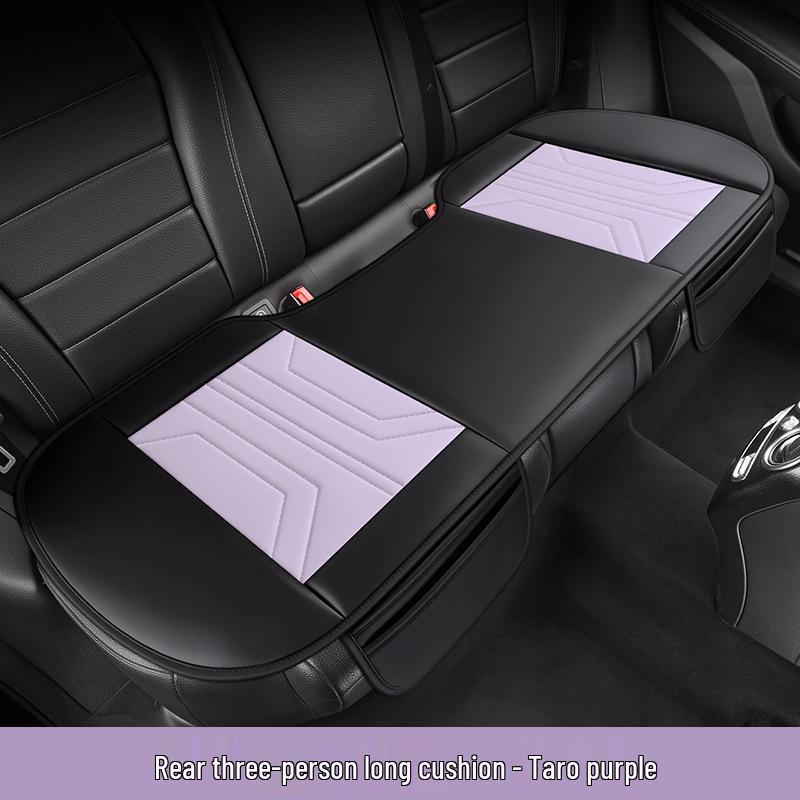 Universal All-Season Leather Car Seat Cushion for SUVs, Off-Road, Sedans, and Trucks
