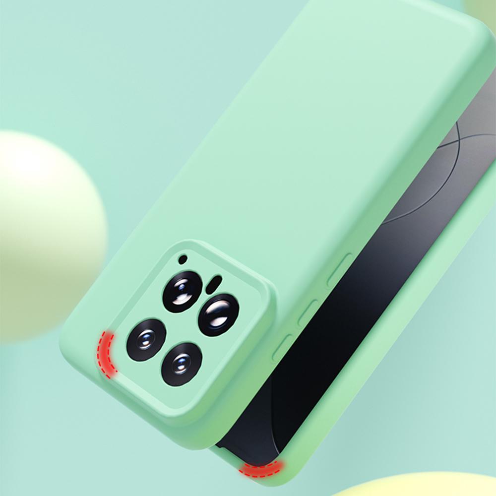 YCADEN Etui na Xiaomi 14 Precyzyjne wycięcia Pokrowiec na tył telefonu z TPU