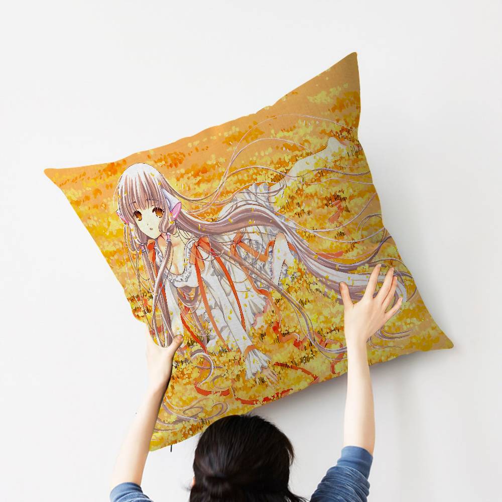 Anime Chobits Kitchen Lucky Dragon Pillow Cover Sofa Cushion Cover Home Room Decoration Children Gift