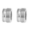 2 Sets Faucet Adapter Straight Thread 15 16in Male 27 32in Female To 17 16in Garden Hose