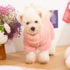 Soft Pet Warm Winter Clothes Cute Puppy Sweater Cat Apparel Coat Jumper Jumpsuit Vest Clothes for Yorkie Small Medium Large Dog