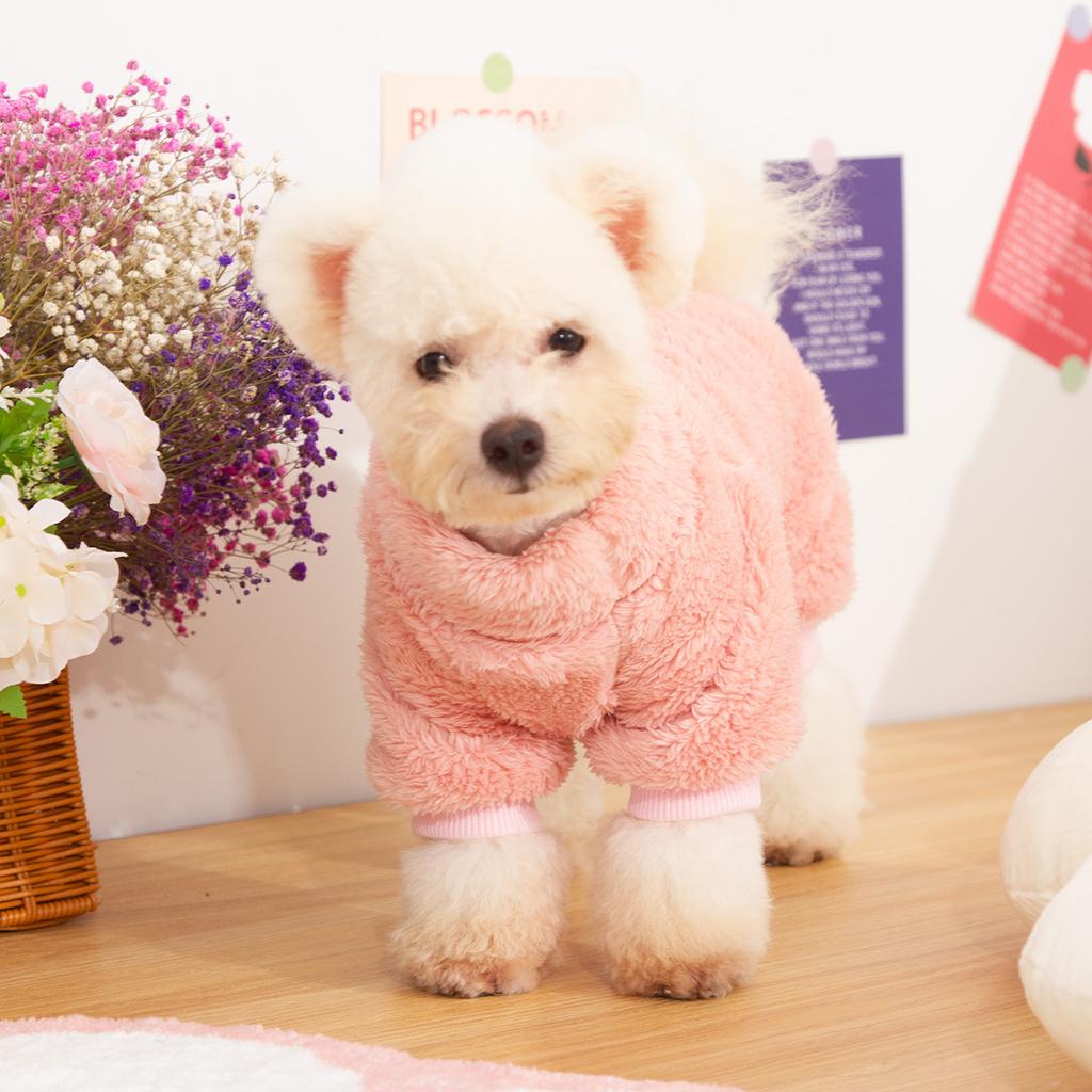 Soft Pet Warm Winter Clothes Cute Puppy Sweater Cat Apparel Coat Jumper Jumpsuit Vest Clothes for Yorkie Small Medium Large Dog