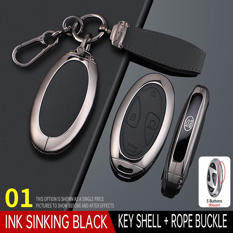 Key Case for Modern Tucson, 11th Gen Sonata, Encino, Santa Fe, and Elantra Models