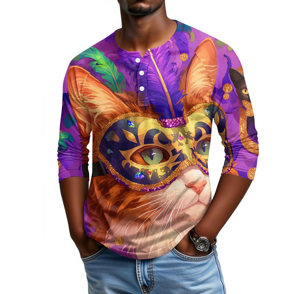 Pánské tričko s raglánovými rukávy a tříčtvrtečními rukávy