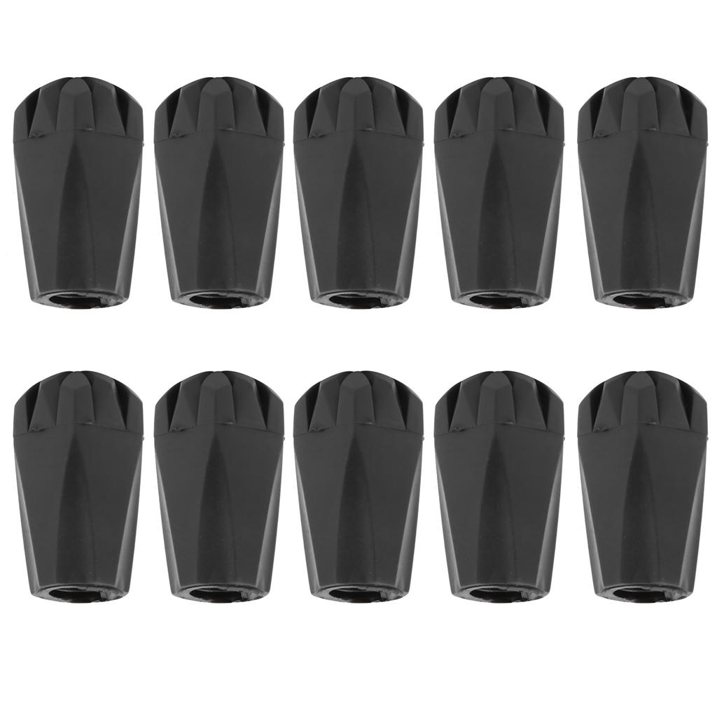 10Pcs Climbing Poles Rubber Tip Foot Cover Walking Stick Tip Protectors Hiking Accessories