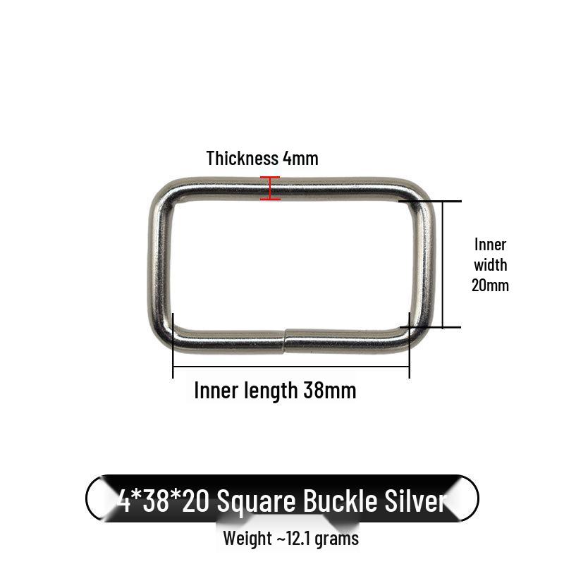 Iron Metal Square Buckles for Luggage Hardware Accessories
