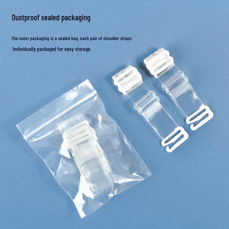 Transparent Non-Slip Bra Straps: Seamless, Invisible, Replaceable, Non-Binding Shoulder Straps
