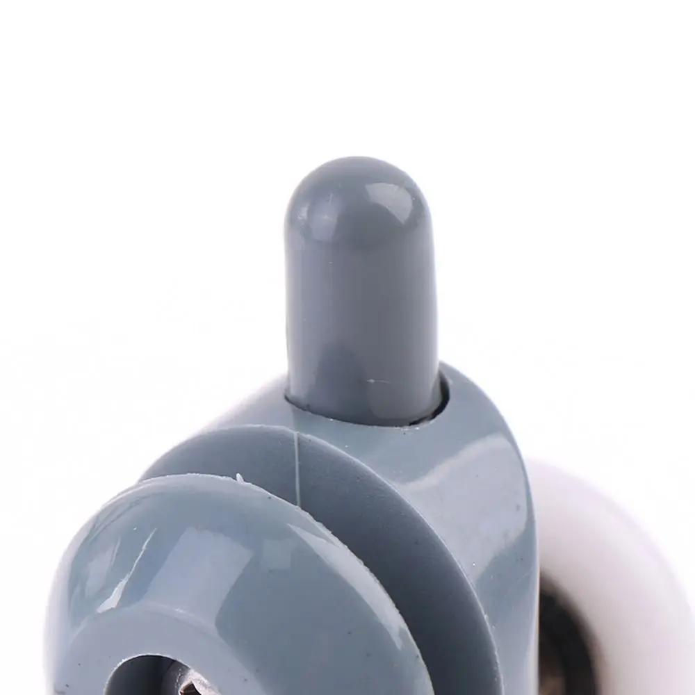 4Pairs Durable 23mm 25mm Shower Door Roller Fastener Hardware Cabins Runner Wheels Plastic Nylon Silent Sliding Door Pulley