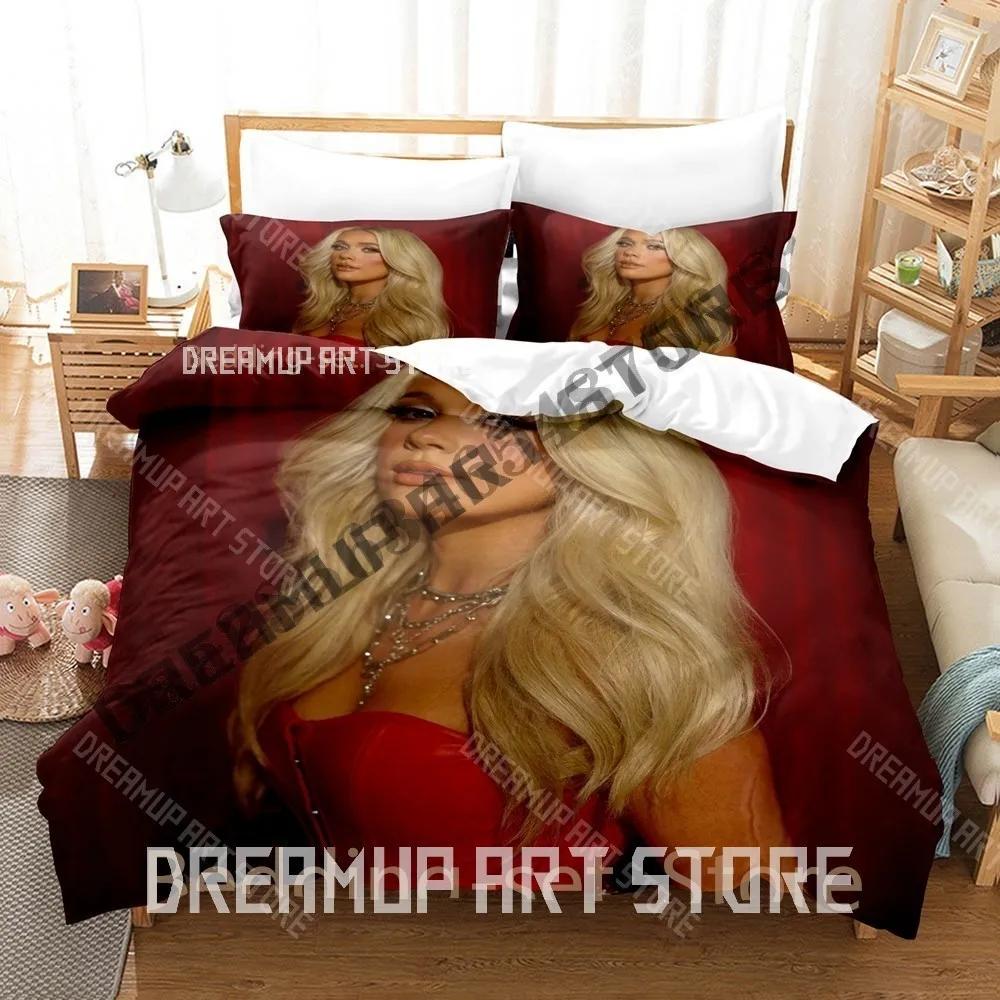 3D Print Megan Moroney Am I Okay Bedding Set Single Twin Full Queen King Size Bed Set Adult Bedroom Duvetcover Sets Anime B