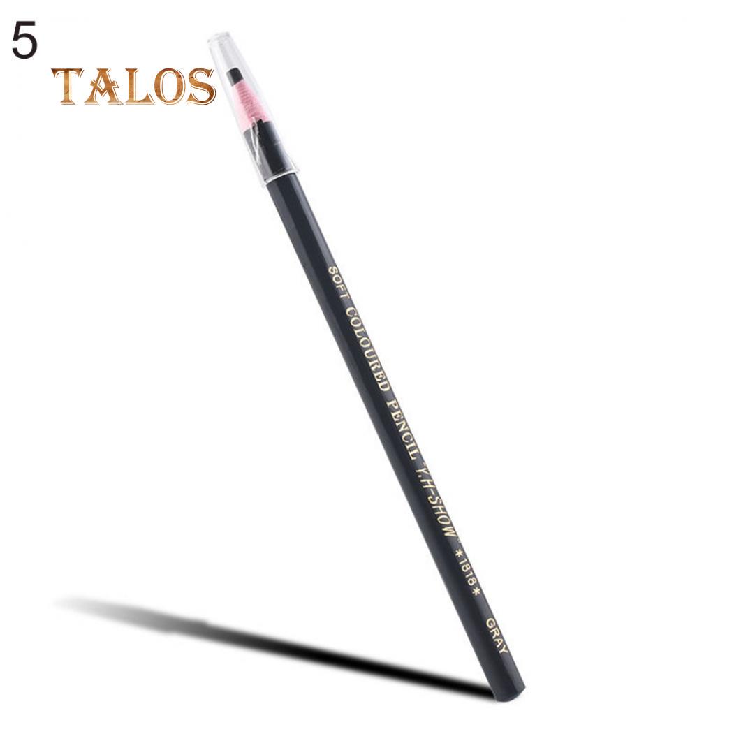 

Стойкий карандаш для бровей марки Talos, длина 17,5 см серый