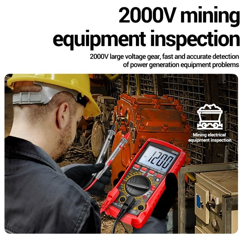 High Accuracy Digital Multimeter 2000V Automotive Tool For Automotive Repair With Backlit Screen And Accurate Readings