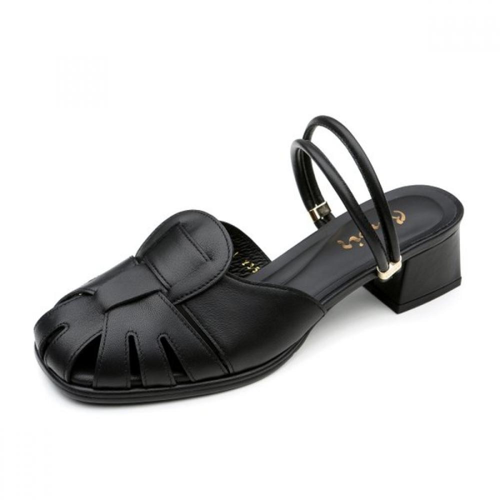 Kumkang Women Fisherman Two Way Sandals 4cm Rensac6328g1 230/blacks