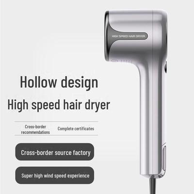 Cross-border Hollow Design Hair Dryer: Negative Ion, Constant Temperature, High-Speed Brushless Model for Home & Dorm.