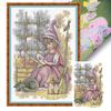 Figure Partial 14CT DIY Stamped Embroidery Needlepoint Starter Kits Cross Stitch Art and Crafts Kits for Adults Home Decor