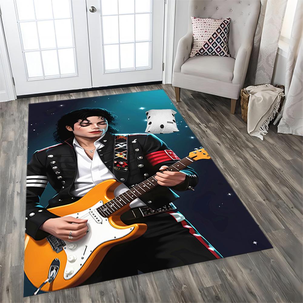 Michael Jackson Dance Icon Rug for Living Rooms, Bedrooms, Home Décor, and As Gifts.