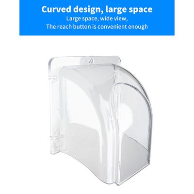 Sonnette de porte, bouton carillon, couvercle de protection Transparent pour sonnette de maison, couvercle étanche pour sonnette sans fil