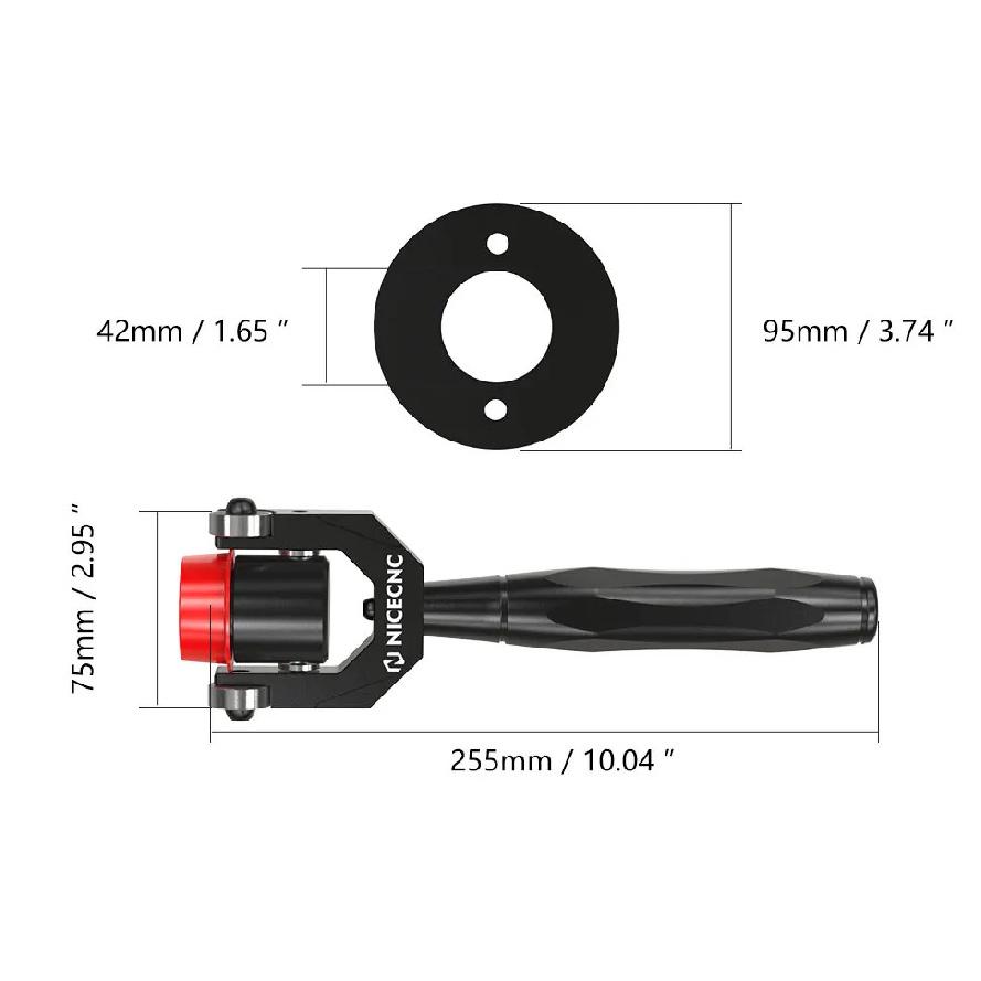 NICECNC For Canam Maverick X3 6061 Aluminum Belt Changing Tool Clutch Removal Kit For Can Am Maverick X3 R RR Max R RR Commander