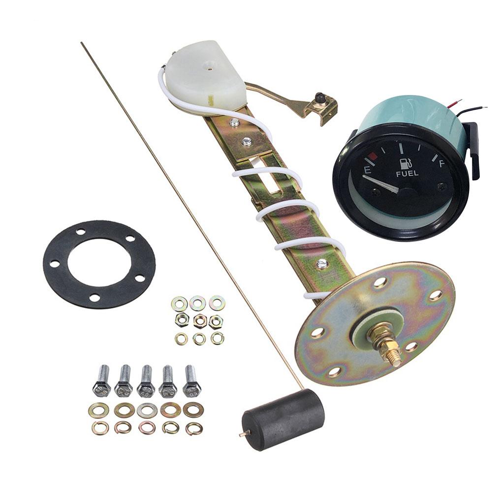 

2-дюймовый универсальный 52-миллиметровый указатель уровня топлива, датчик топлива E-1/2-F, указатель для автомобиля, грузовика, лодки, высокая чувствительность