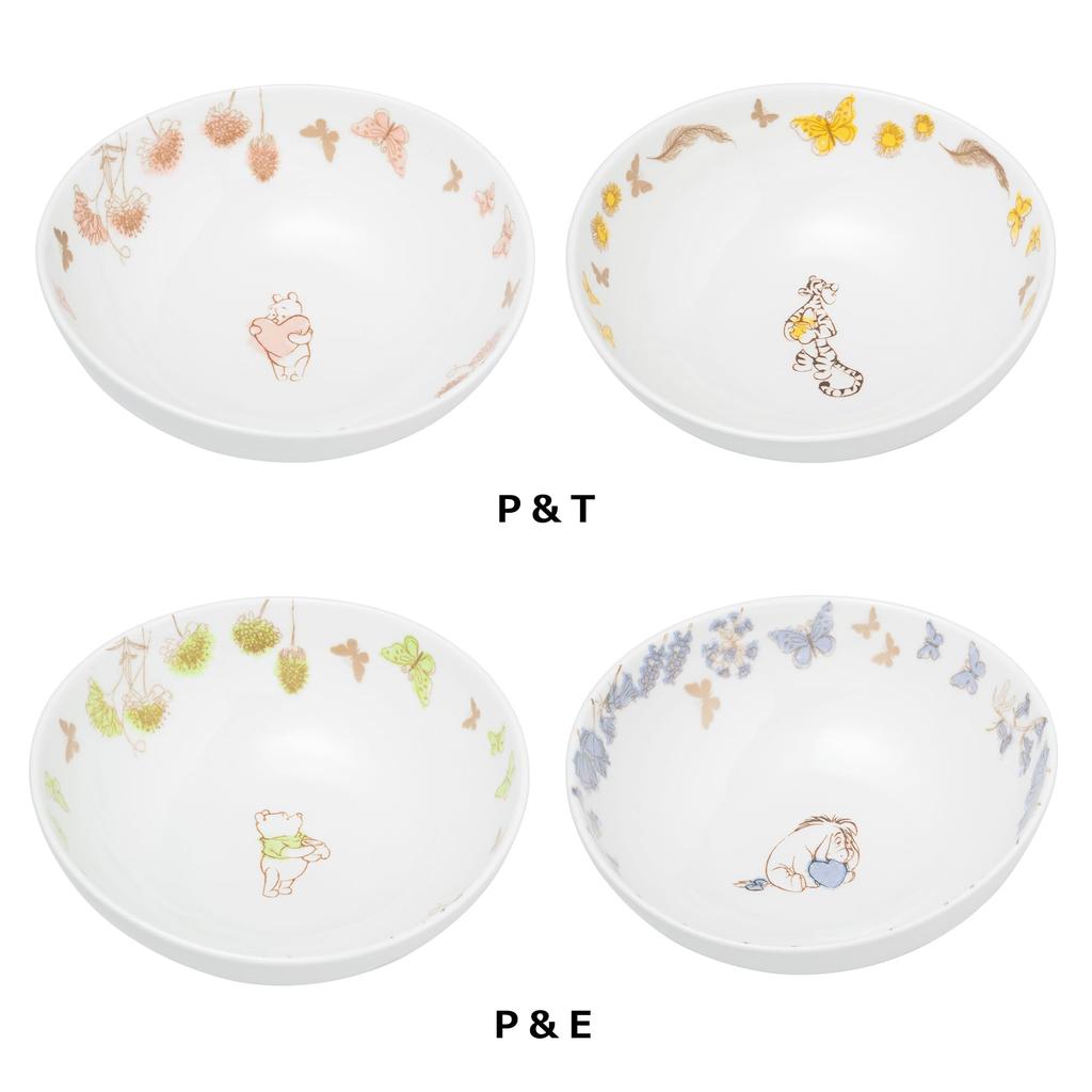Maebata Disney Winnie the Pooh Flower Pair Salad Pooh Tigger 69153 Bowls, &