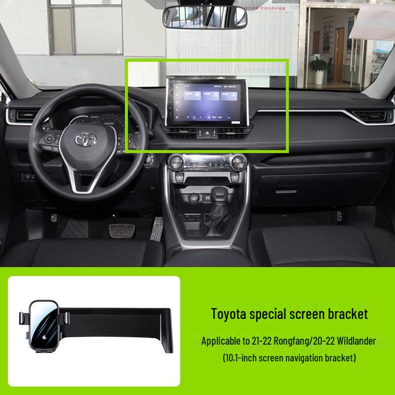 Toyota Auto-Bildschirm Handyhalter - Horizontale Stumme Spiegel-Navigationshalterung