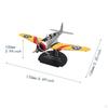 1/72 Aircraft Model Diecast Airplane with Display Base Fighter Alloy Plane for Cafes Bedroom