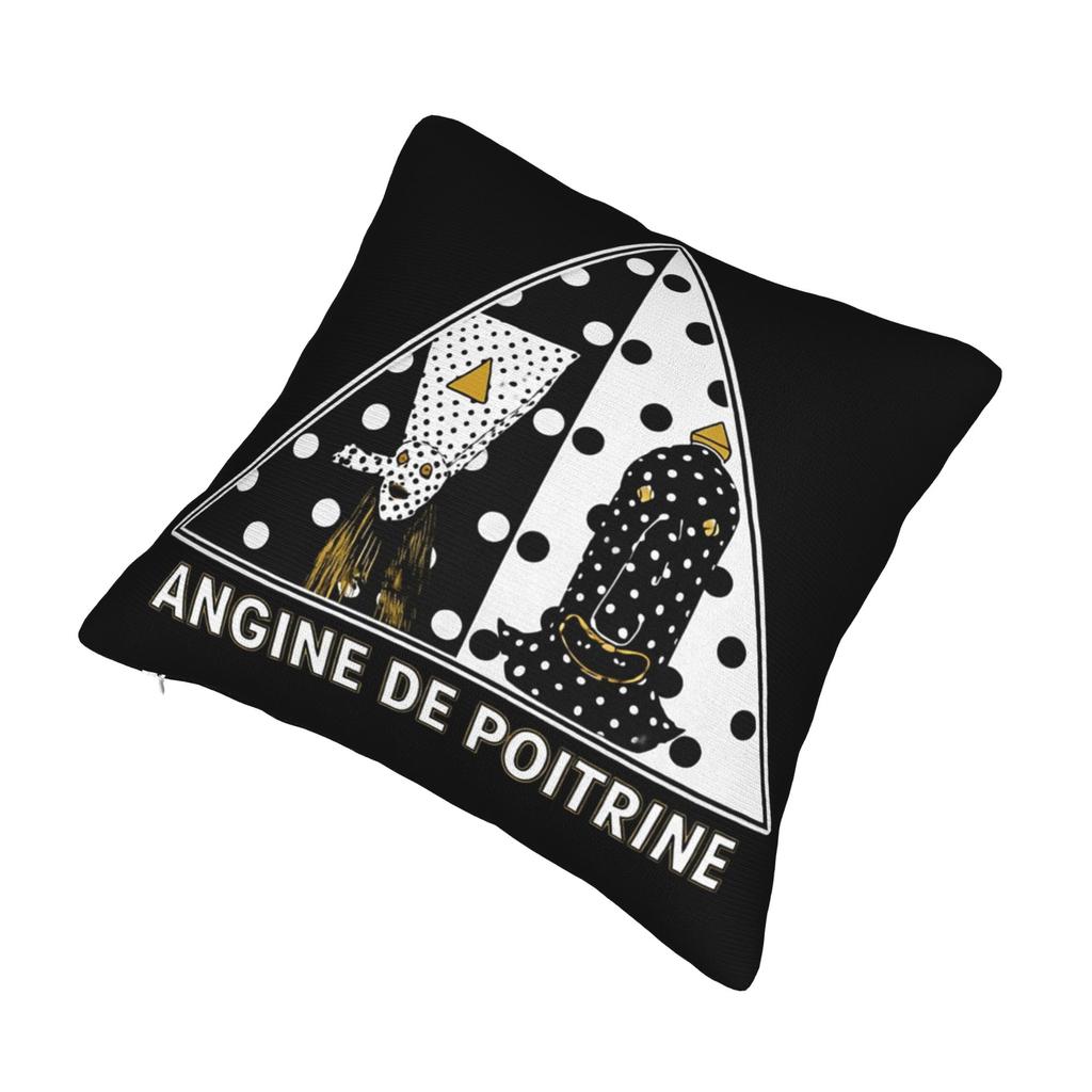 Angine de Poitrine Pillowcase Soft Polyester Cushion Cover Decorative  Pillow Case Cover Bedroom Square 45X45cm