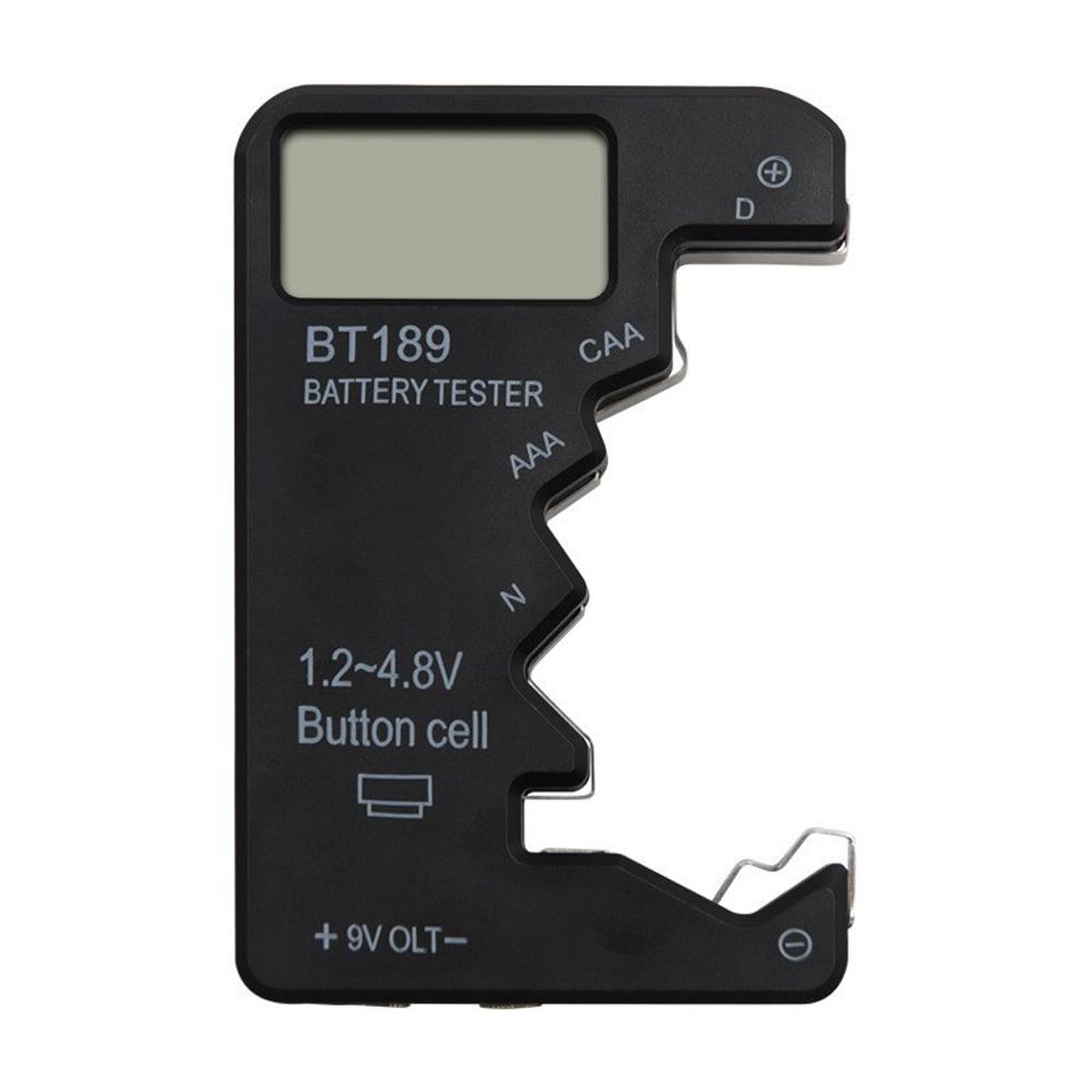 BT189 Battery Tester 9V Battery Type N Universal Digital Battery Tester Battery Level Indicator Battery Voltage Measurement