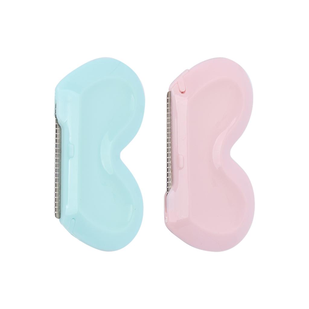 Brzytwa do przycinania brwi w kształcie serca, golarka do twarzy do modelowania brwi i usuwania włosków z twarzy