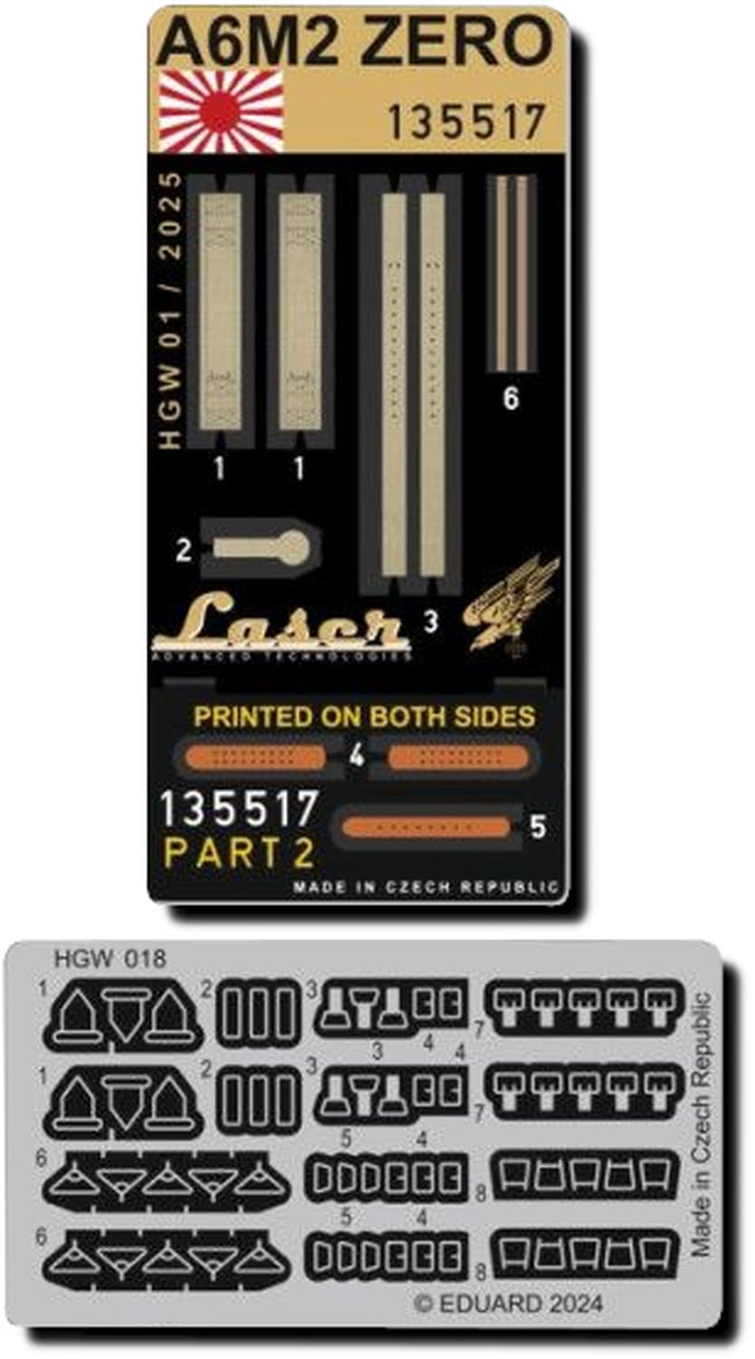 

HGW Models Истребитель Zero A6M2 Тканевый ремень безопасности Бортовой Пластиковые детали для сборной модели HGW135517 1/35 (для моделей) (Самолет)
