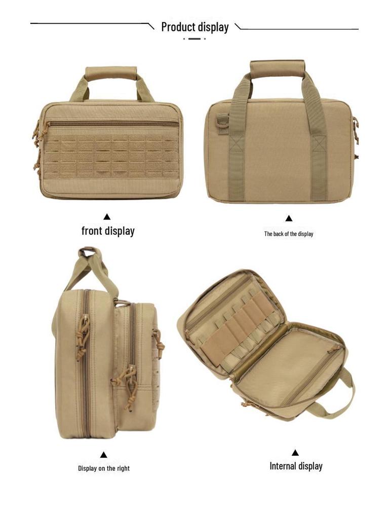 Unisex Laser-Cut Polyester Chest Bag for Outdoor Sports & Tactical Gear