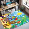 Alfombra Estampada de Los Wiggles, Alfombrilla, para Silla de Oficina Sala de Estar Dormitorio Cocina Decoración Regalos.
