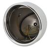 Round Headlight Housing 67789‑91 Chrome Head Lamp Bulb Bucket Shell for Motorcycle with 7 Inch Headlight
