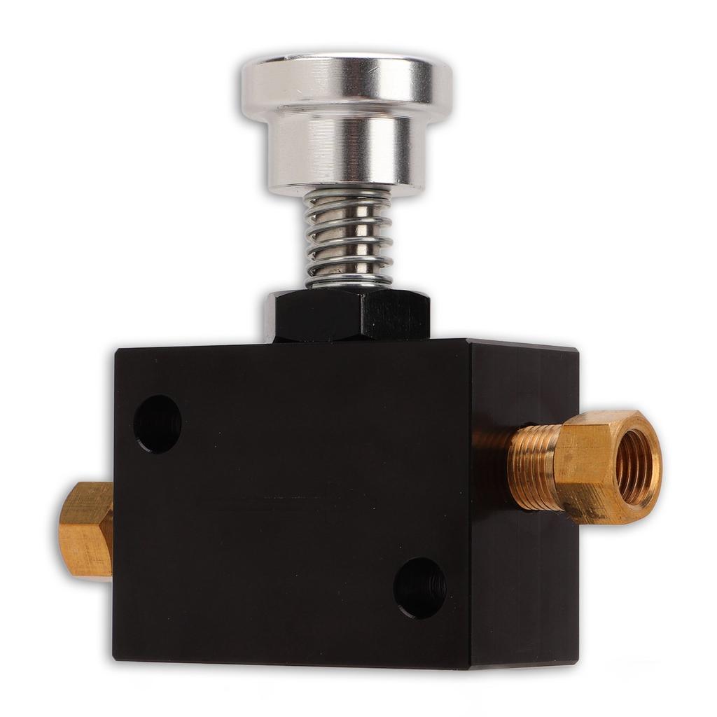 Regulátor brzdného účinku 1 8NPT 100 až 1000PSI Nastavitelný Černý Krátký Proporcionální Ventil s Předpětím pro Závodní Vozy