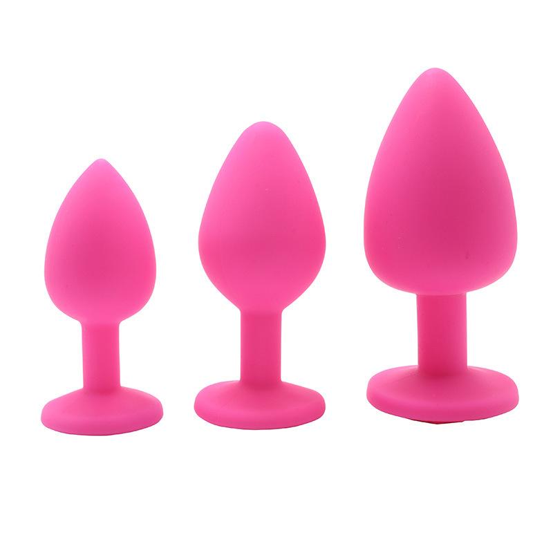 Silicone Butt Plug for Long-term Wear, Adult Erotic Toy for Women