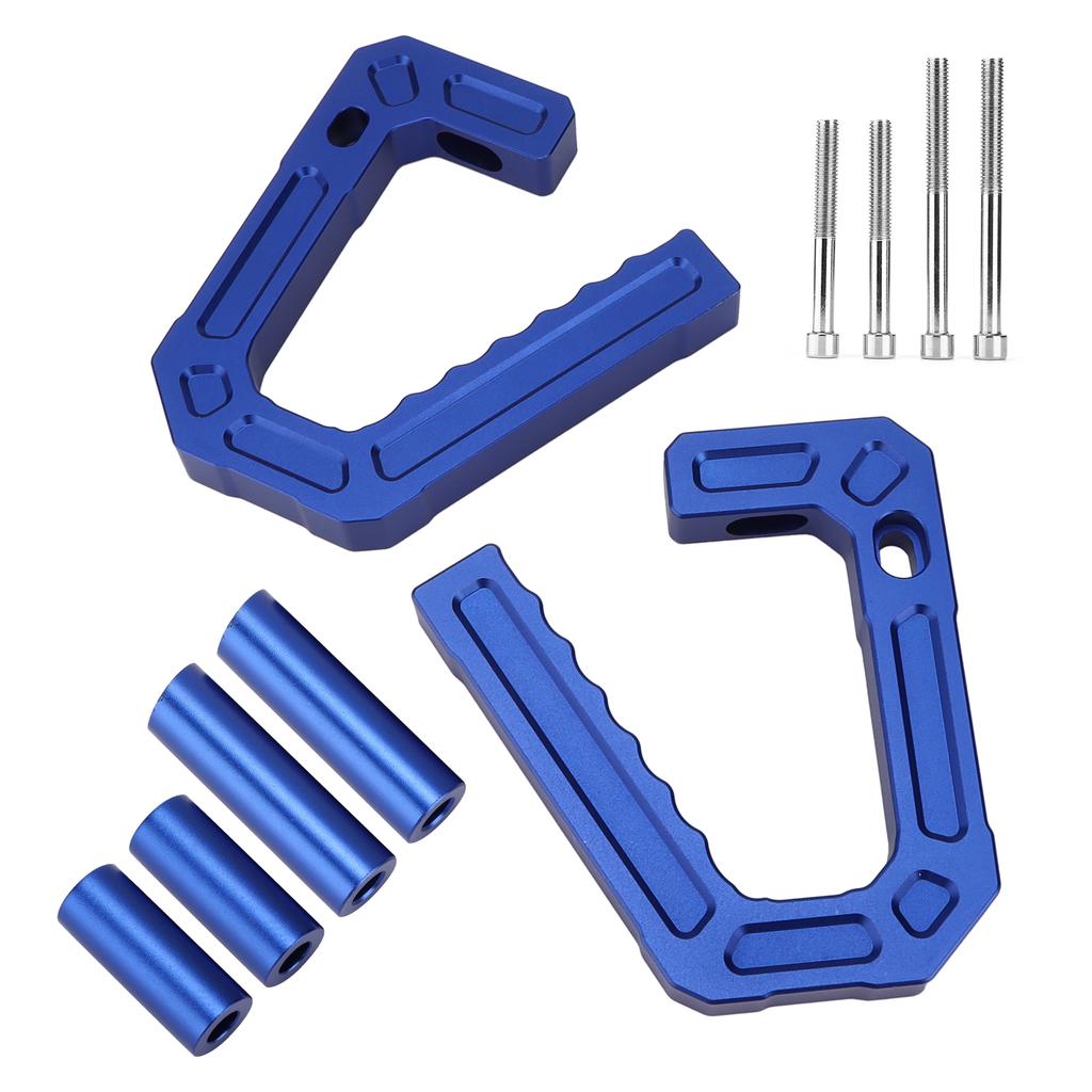 Auto Straße Vordere Haltegriffe Aluminiumlegierung Ersatz für Jeep Wrangler JK 2007?2018Blau