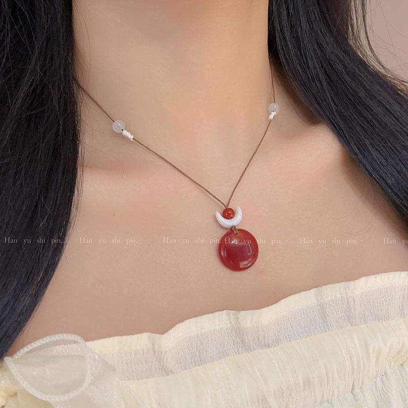 New Chinese Retro Popular Ethnic Style Necklace Women's Versatile Niche Long Sweater Chain High-end Simple Accessories