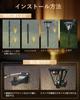 Solar Outdoor Garden Set of Warm Automatic IP67 Zero Electricity Motion LED Pole 3 Intelligent Disaster Outdoor Wall Easy Pendant Security Light