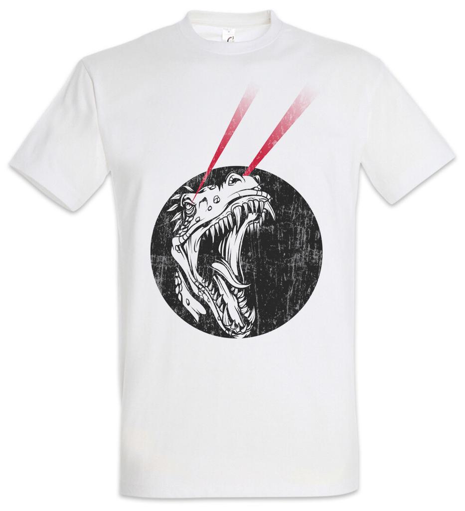 Laser T-Rex T-Shirt Mens Womens Tees Top Tyrannosaurus Robot Fun Geek Rex Nerd Dinosaur Cyborg