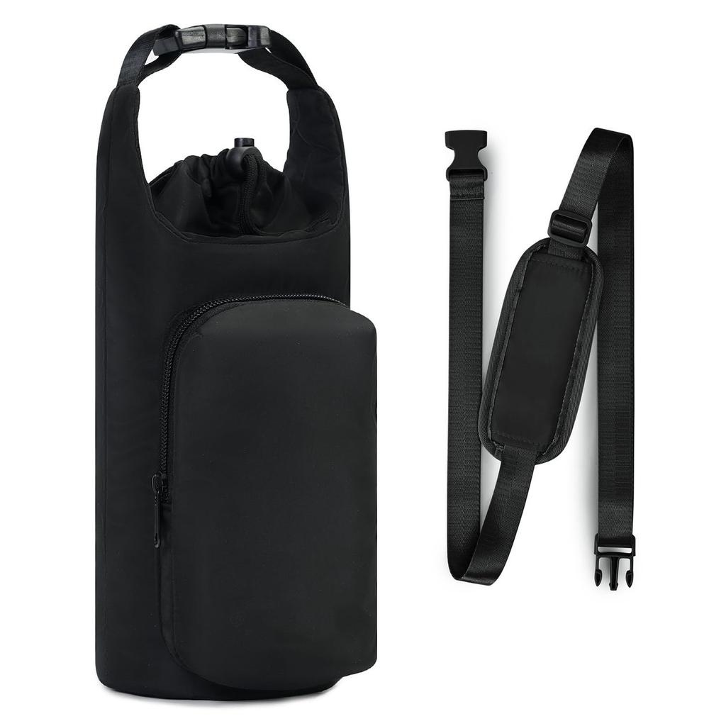 Water Bottle Holder With Strap 32oz 40oz 20oz 24oz Water Bottle Holder With Strap Insulated Water Bottle Carrier Sling Bag