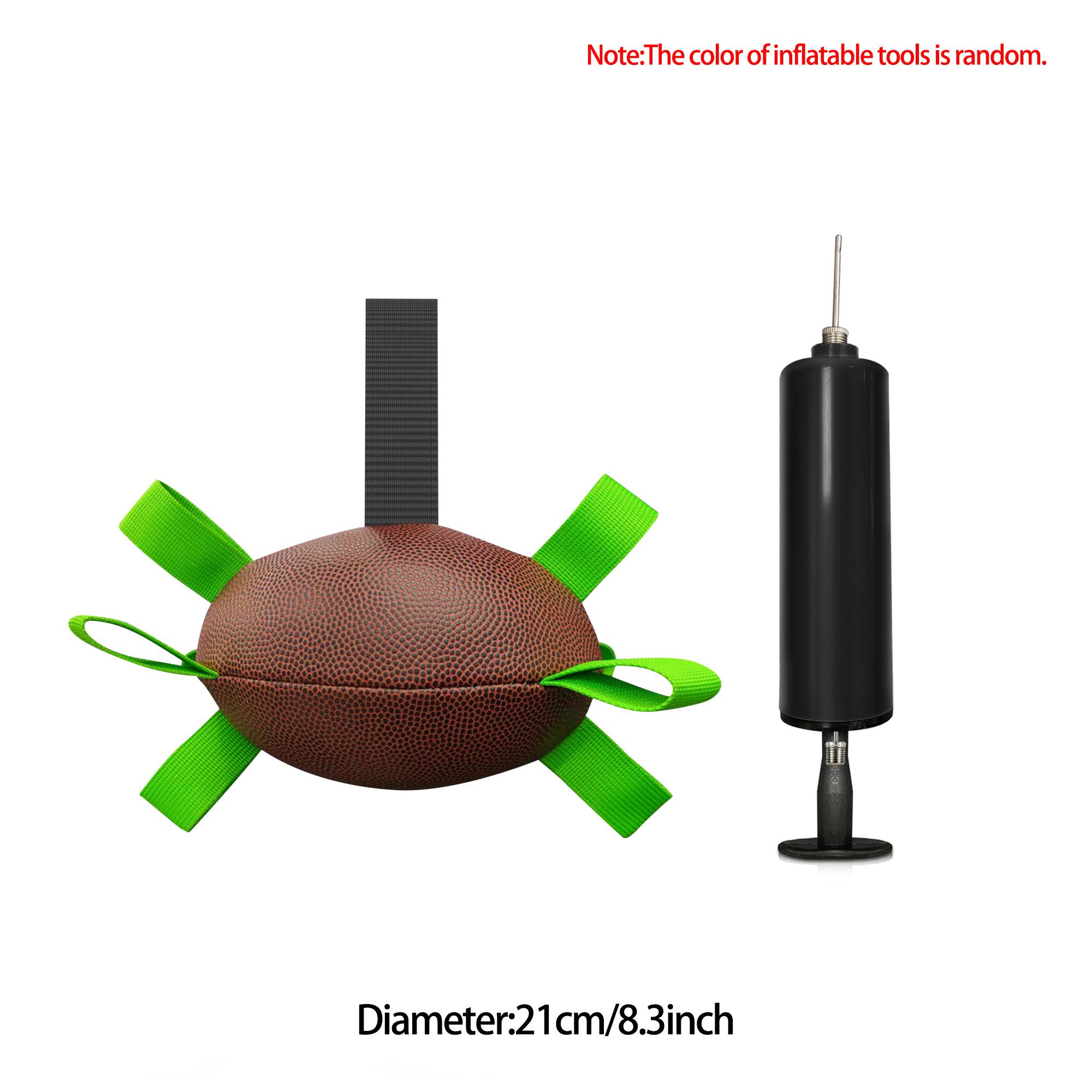 

Игрушки для собак Футбольный мяч с ремнями Интерактивная игрушка для собак для перетягивания каната Щенок Подарки на день рождения Игрушка Прочные мячи для средних и больших собак