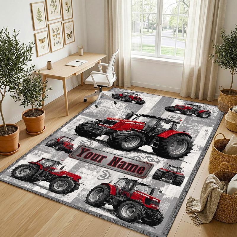 Fantasy Magic Theme Crystal Velvet Rug Personalized Custom Name Text Soft Floor Mat Home Decor