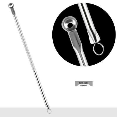 Double-ended Blackhead Remover Tool: Needle & Spoon Extractor