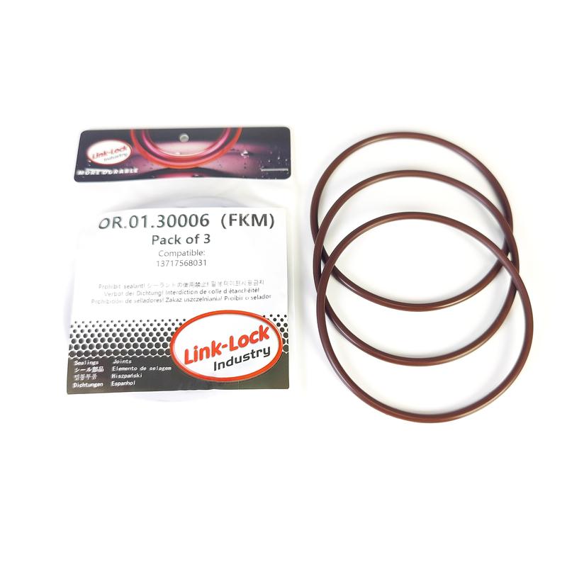 3PCS FKM Viton OR.01.30006 Engine Intake Pipe O-Ring 13717568031 forBMW N54 N55